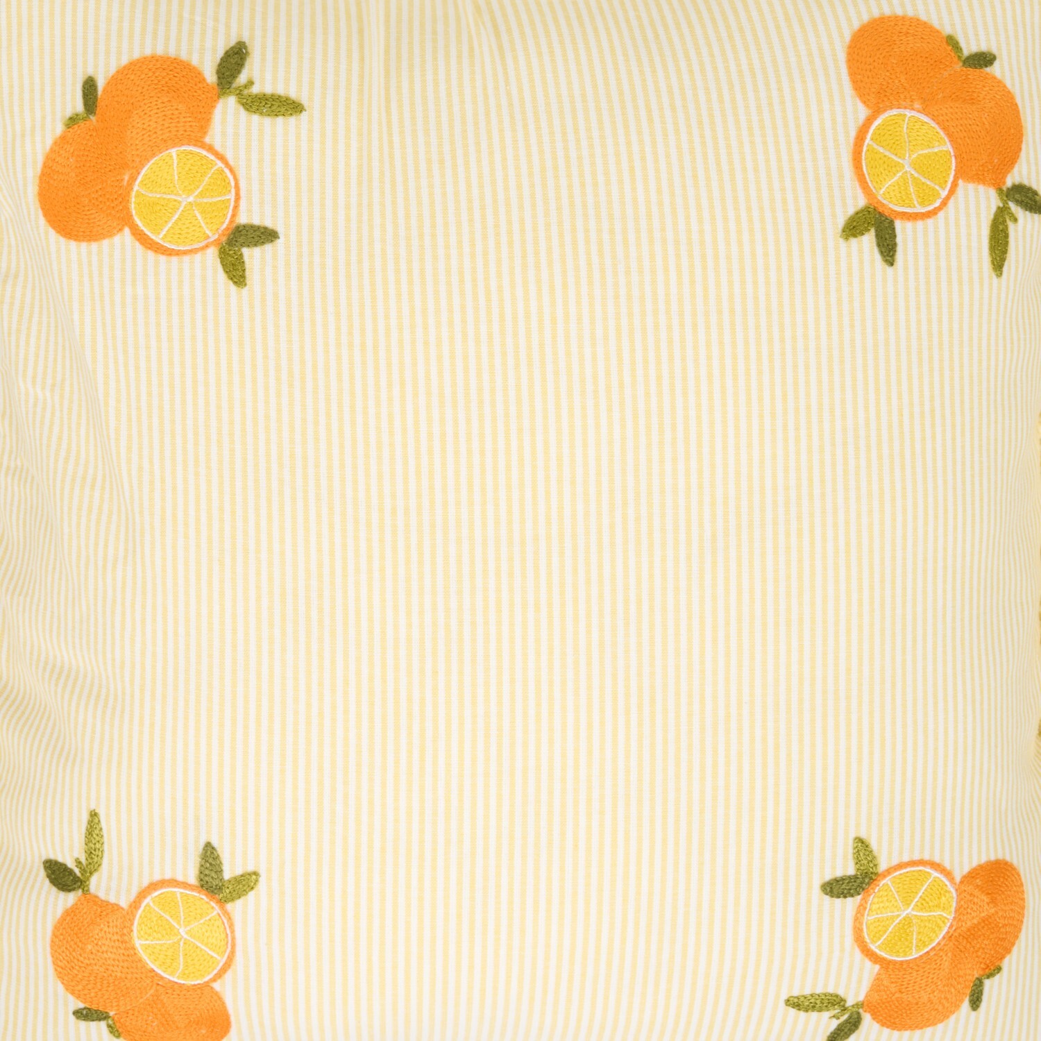 Clementine Frill Cushion Yellow Image 2