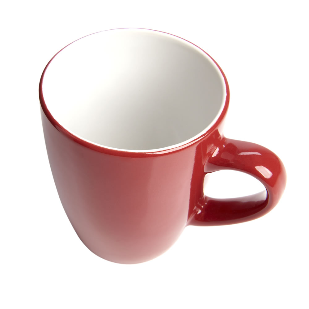 Wilko Colour Play Red and White Mug Image 2