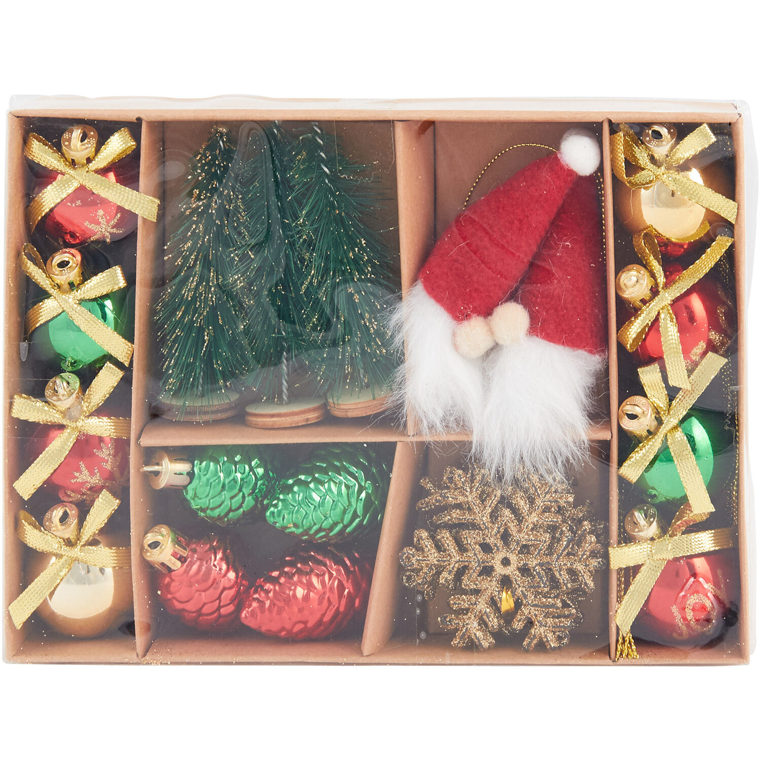 Pack of 24 Traditional Baubles Image 1