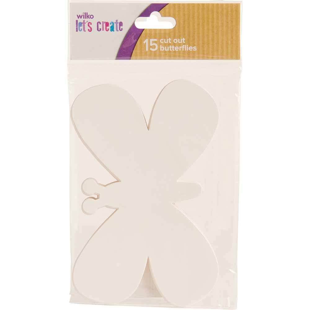 Wilko Cut Out Shapes Butterflies Image