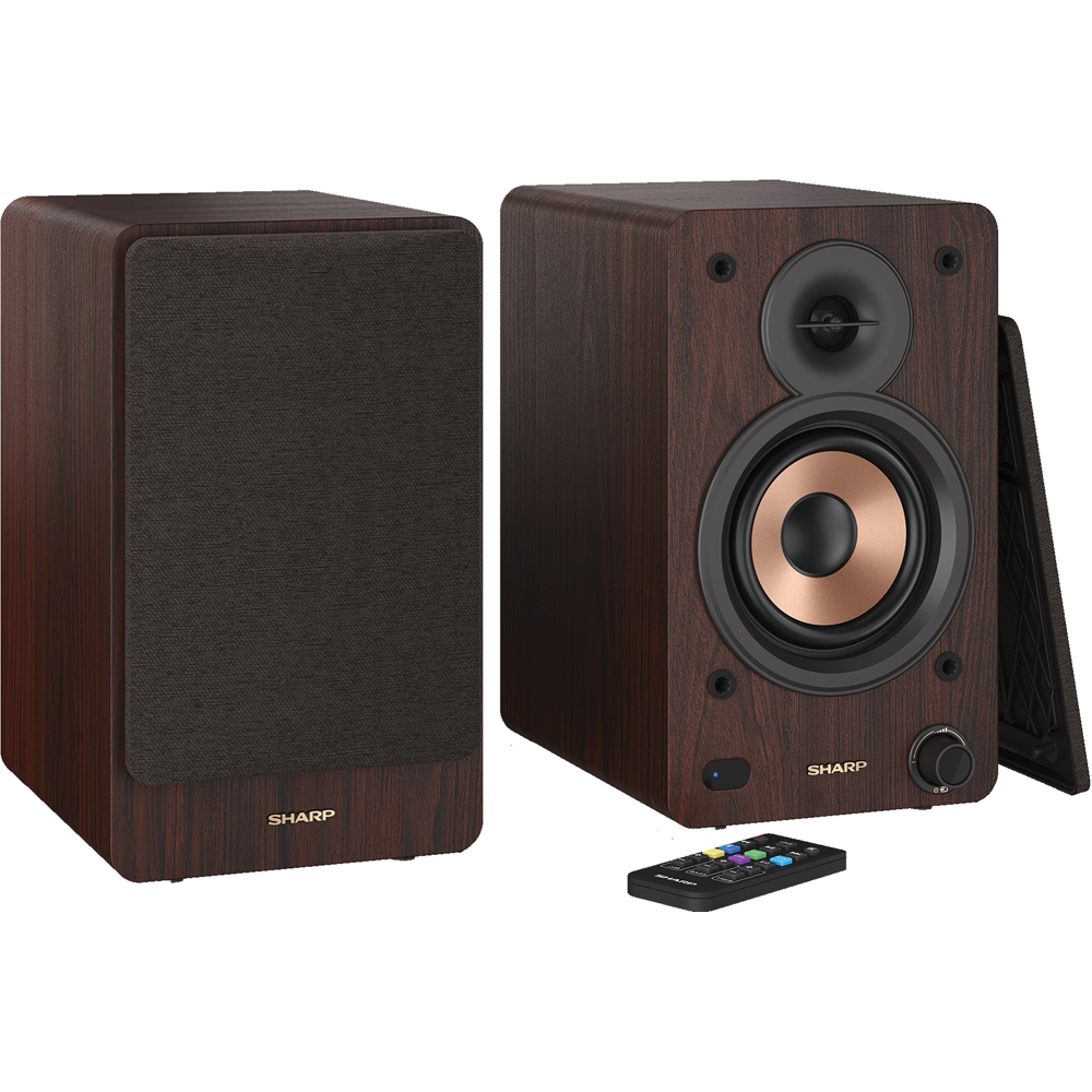 Sharp Brown 2.1 Bluetooth Speakers 60W Image 7
