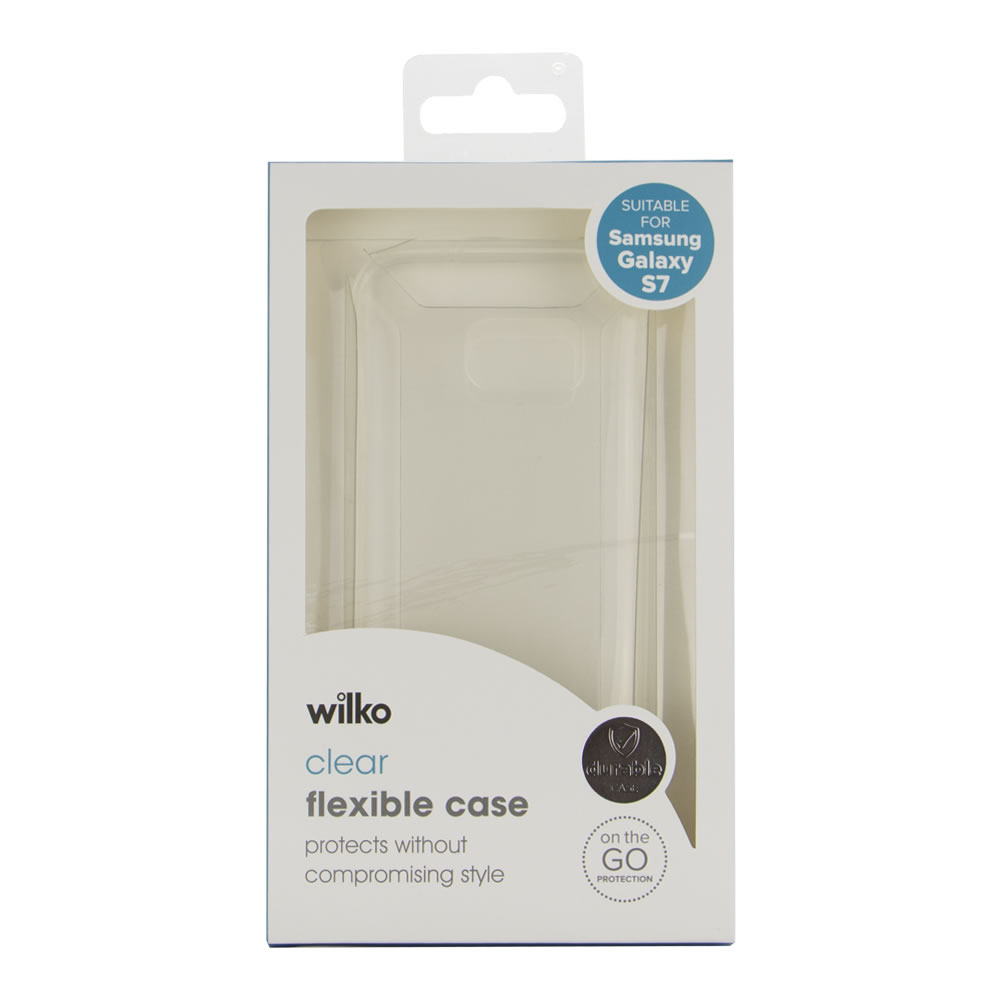 Wilko Clear Phone Case Suitable for Samsung Galaxy S7 Image 1