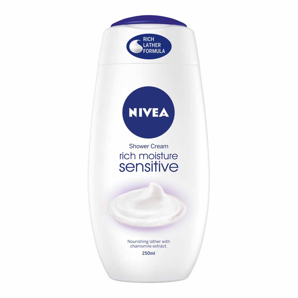 Nivea Crème Sensitive Shower Cream 250ml Image