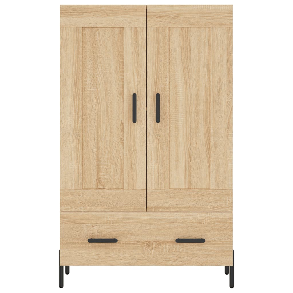 vidaXL 2 Door Single Drawer Sonoma Oak Highboard Image 5