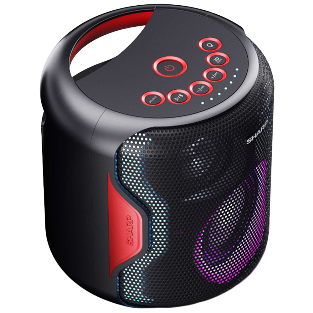 SHARP PS-921 BK Black Party Speaker Image 2