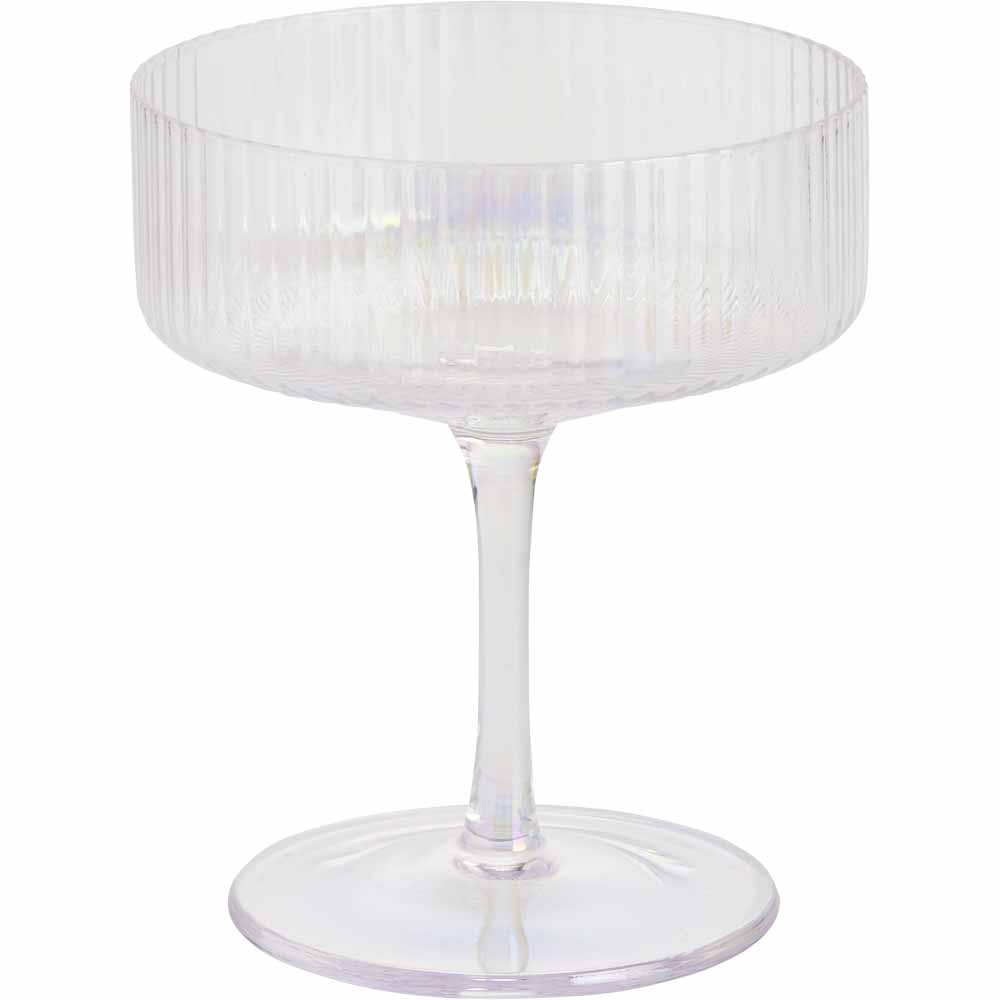 Wilko Pearlescent Cocktail Glass Image 1
