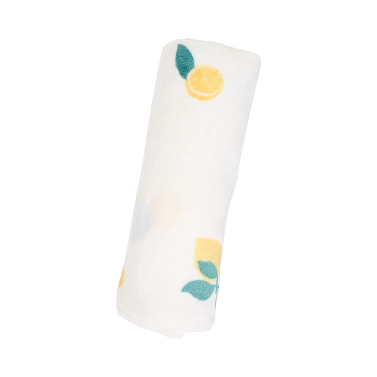 Sorrento Printed Fleece Throw White Image 2