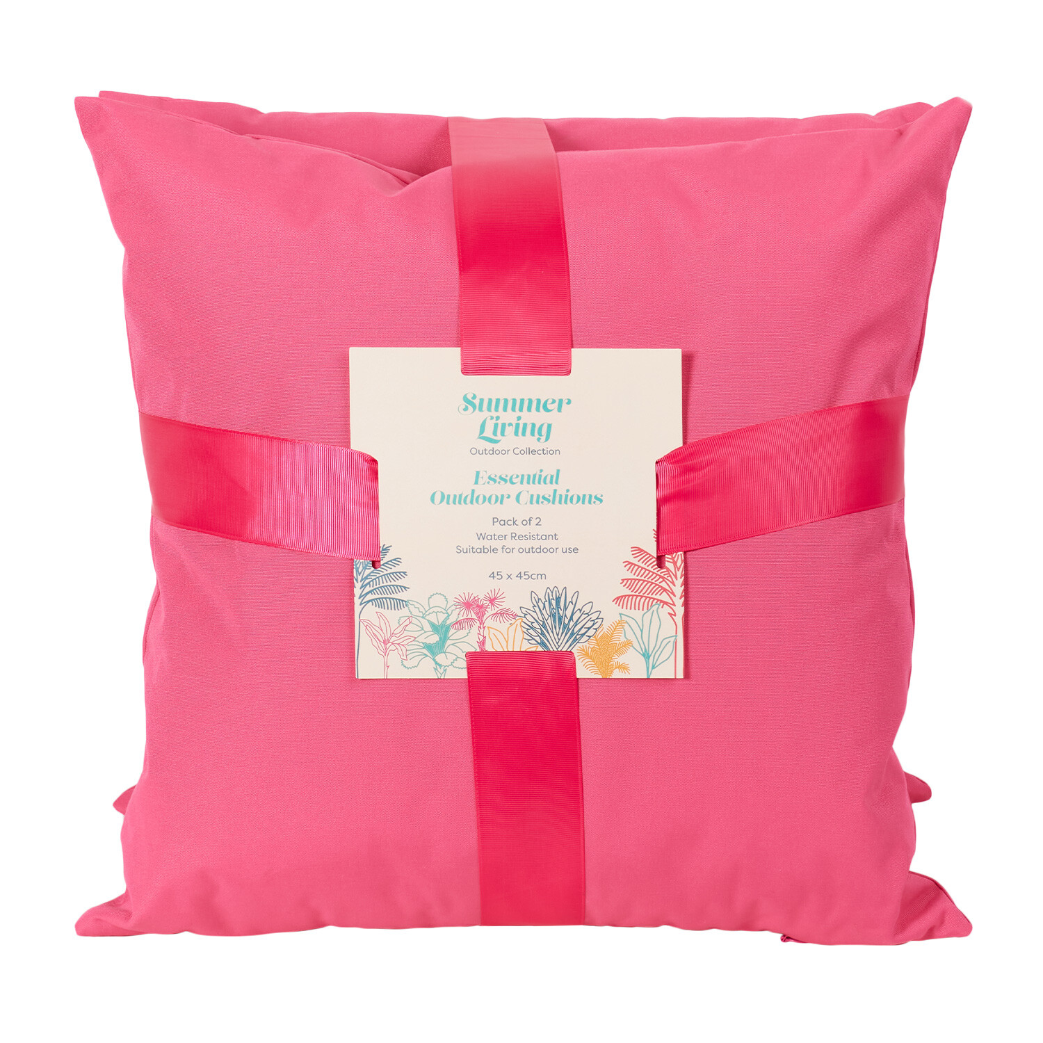Essential Outdoor Cushions - Pink Image 1