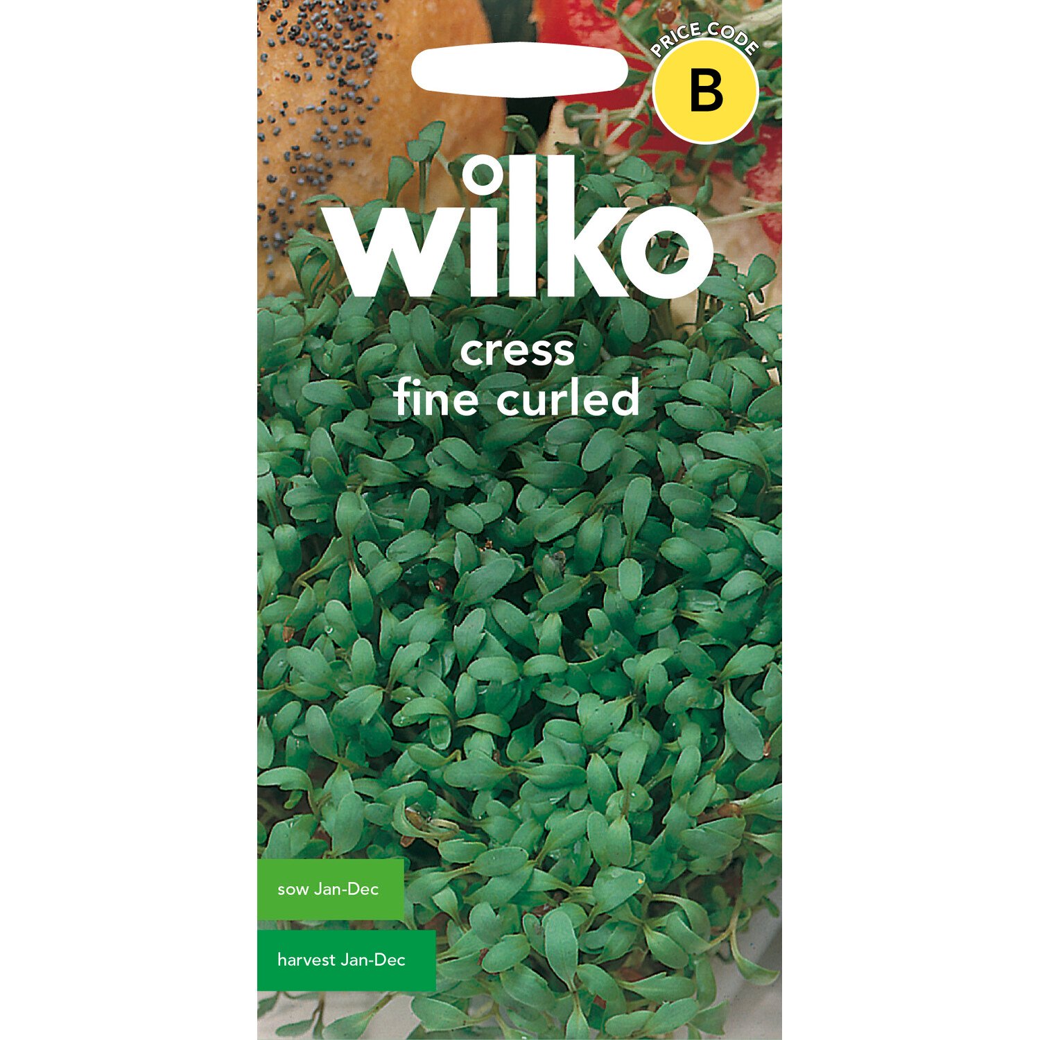 Wilko Cress Fine Curled Seeds Image 1