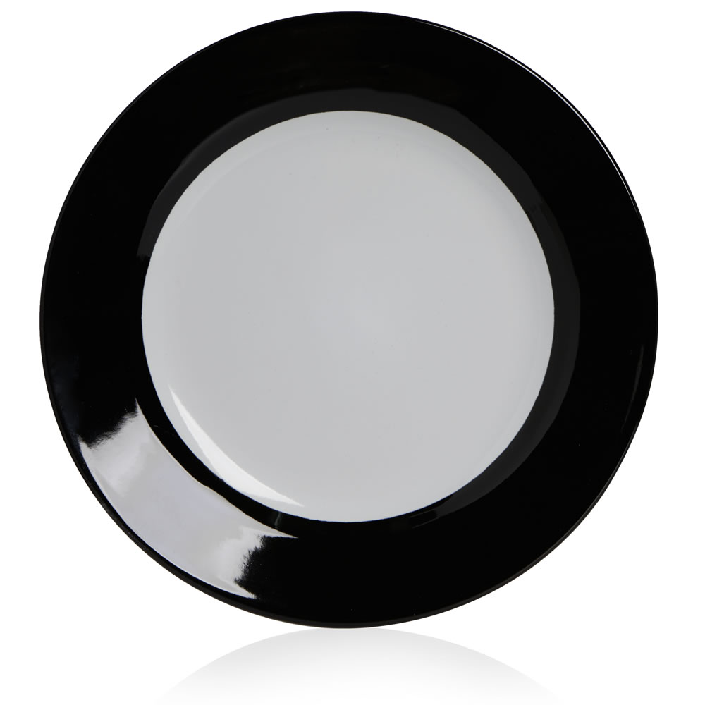 Wilko Colour Play Black Side Plate Image 1