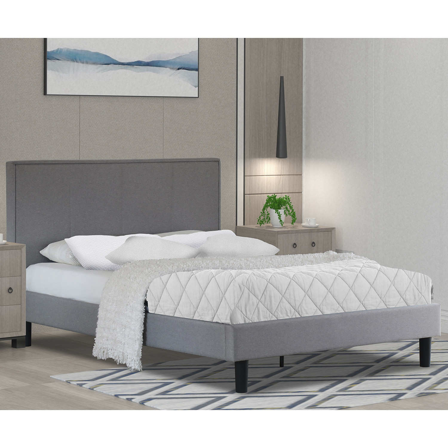 Alex Bed In A Box  - Grey / Single Image 2