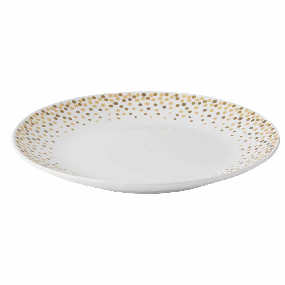 Wilko Gold Sparkle Dinner Set 12pc | Wilko