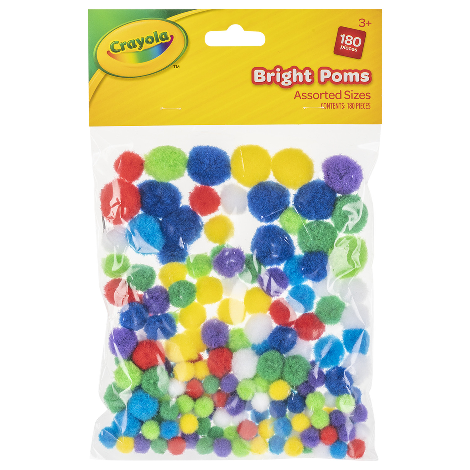 Crayola Assorted Bright Poms - 180 Image