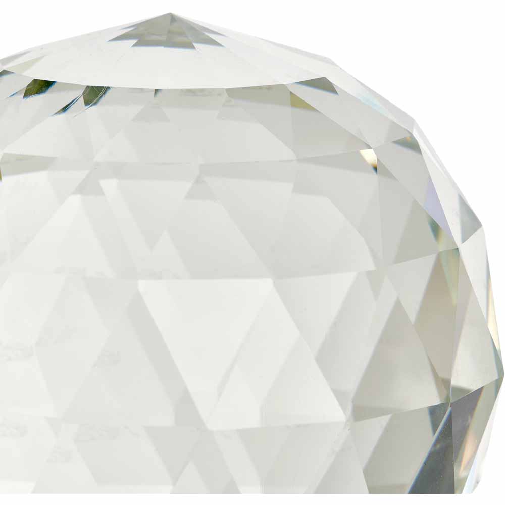 Wilko Crystal Faceted Sphere Large Image 2