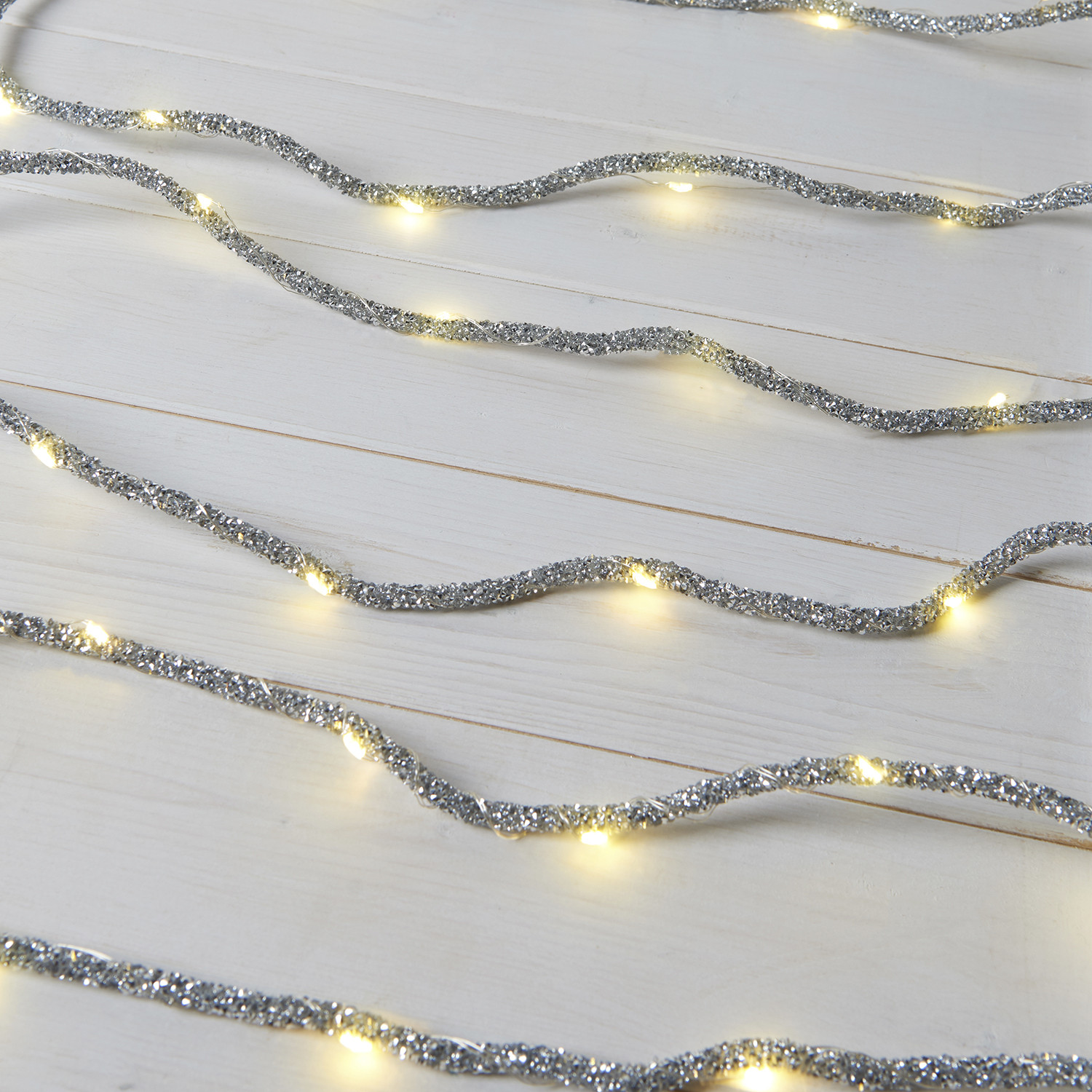 55LED Sparkle Light Chain Image 2