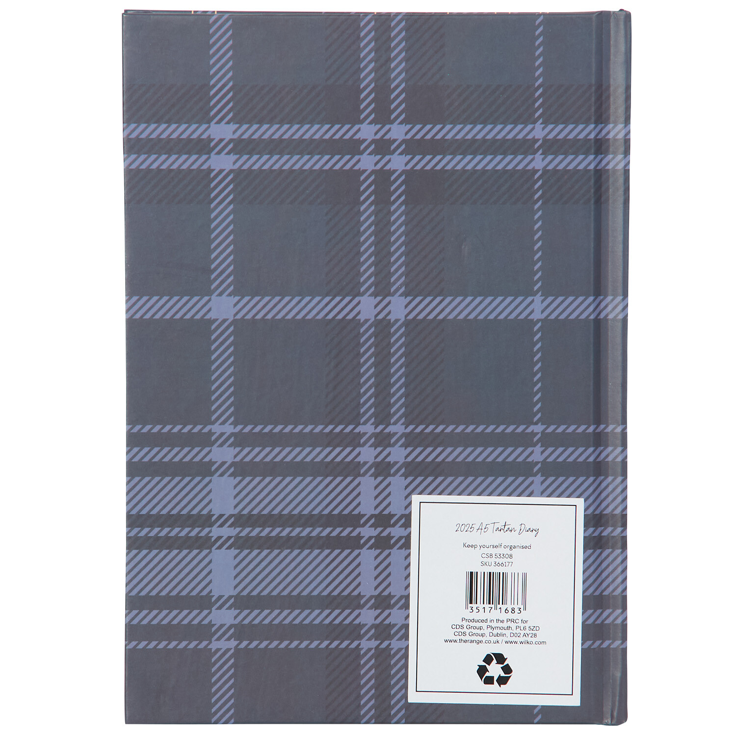 2025 Tartan Diary A5 - Blue or Green Image 5