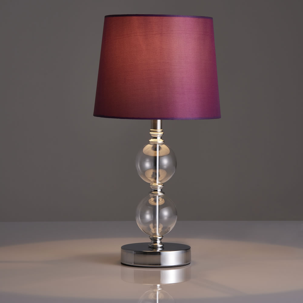 Wilko Atole Lamp Purple Image 2