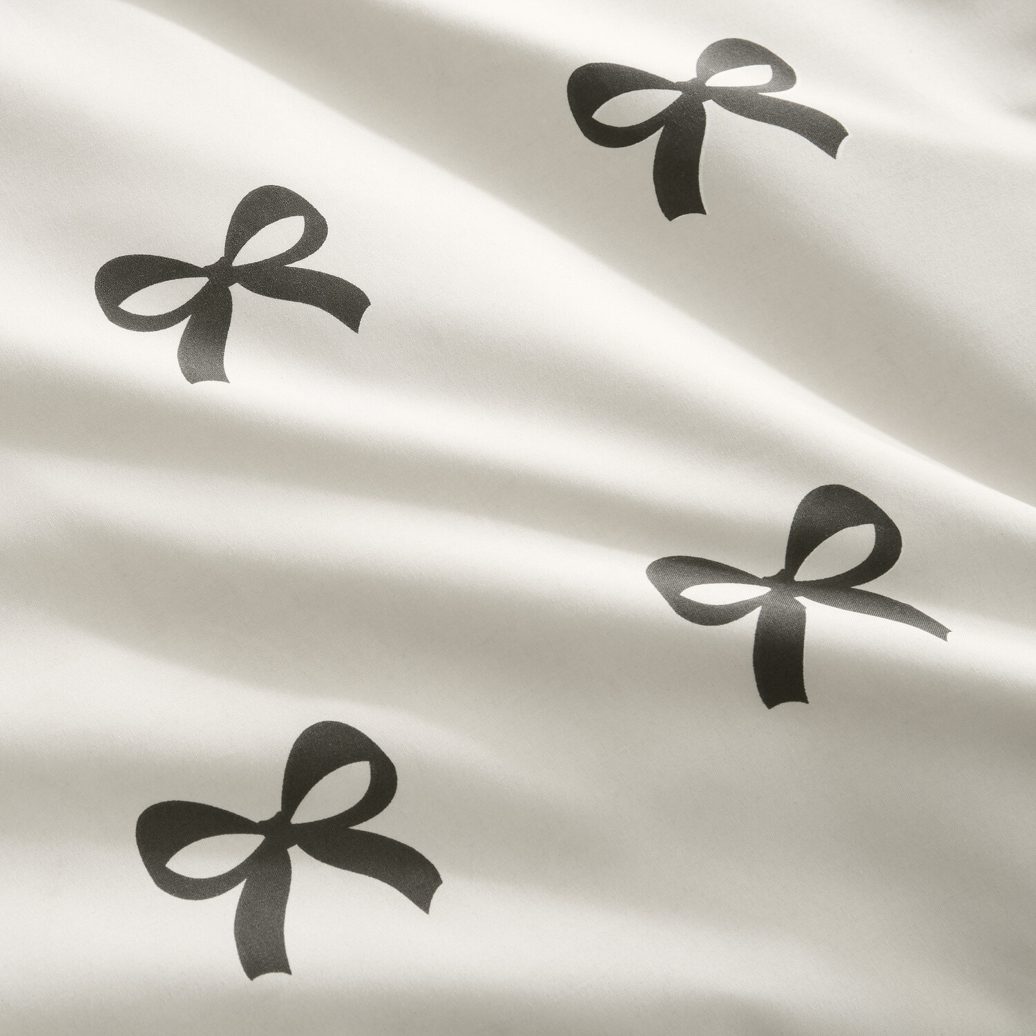 Polly Bows Duvet Set White Single Image 5