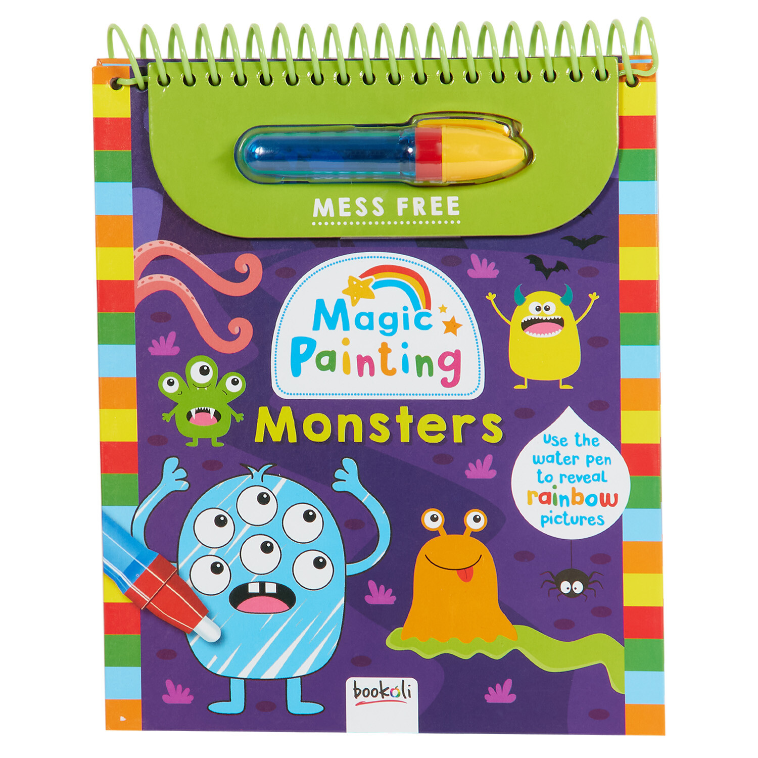 Magic Painting Monsters Book - Multicolour Image 1