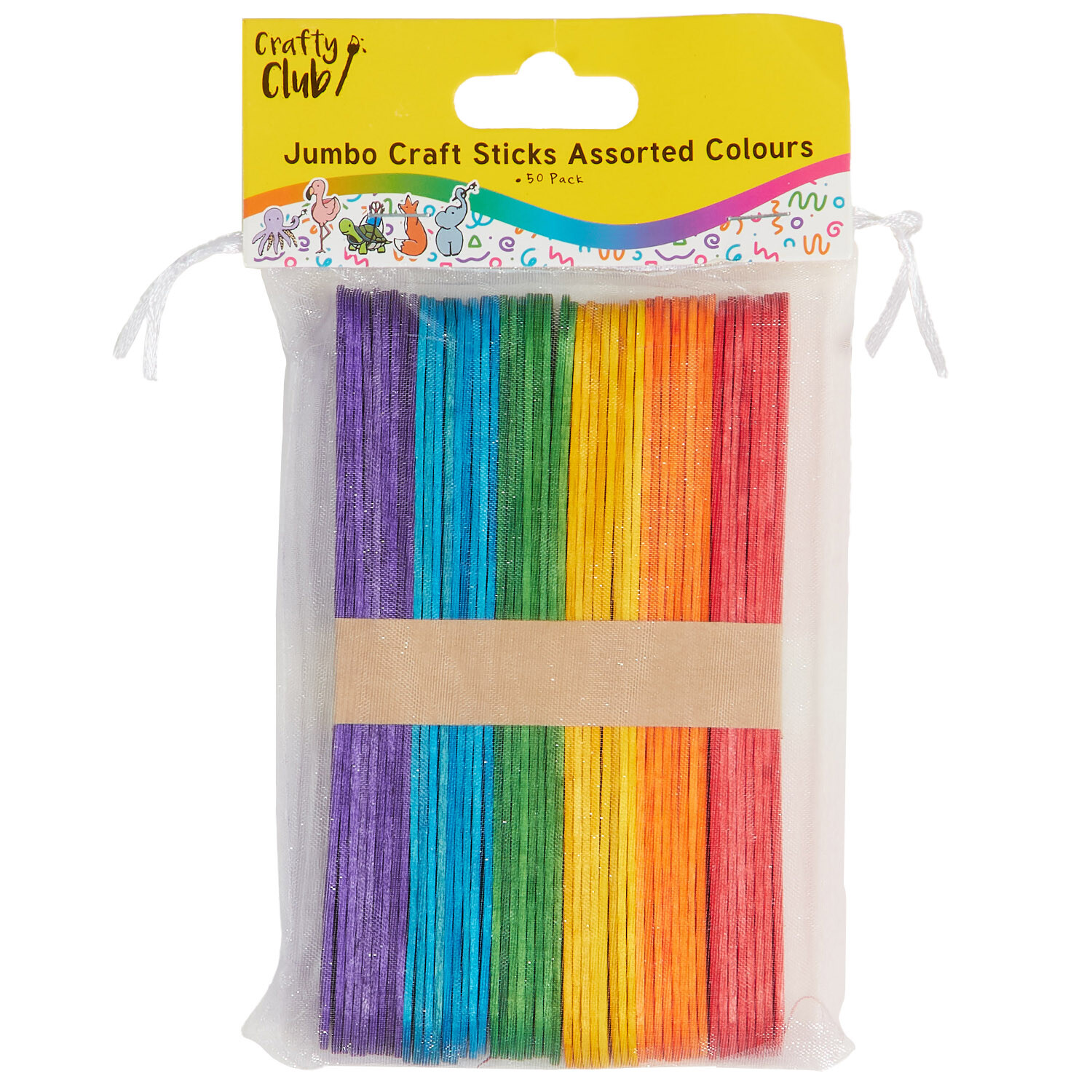 Jumbo Craft Sticks - Multicolour Image 1