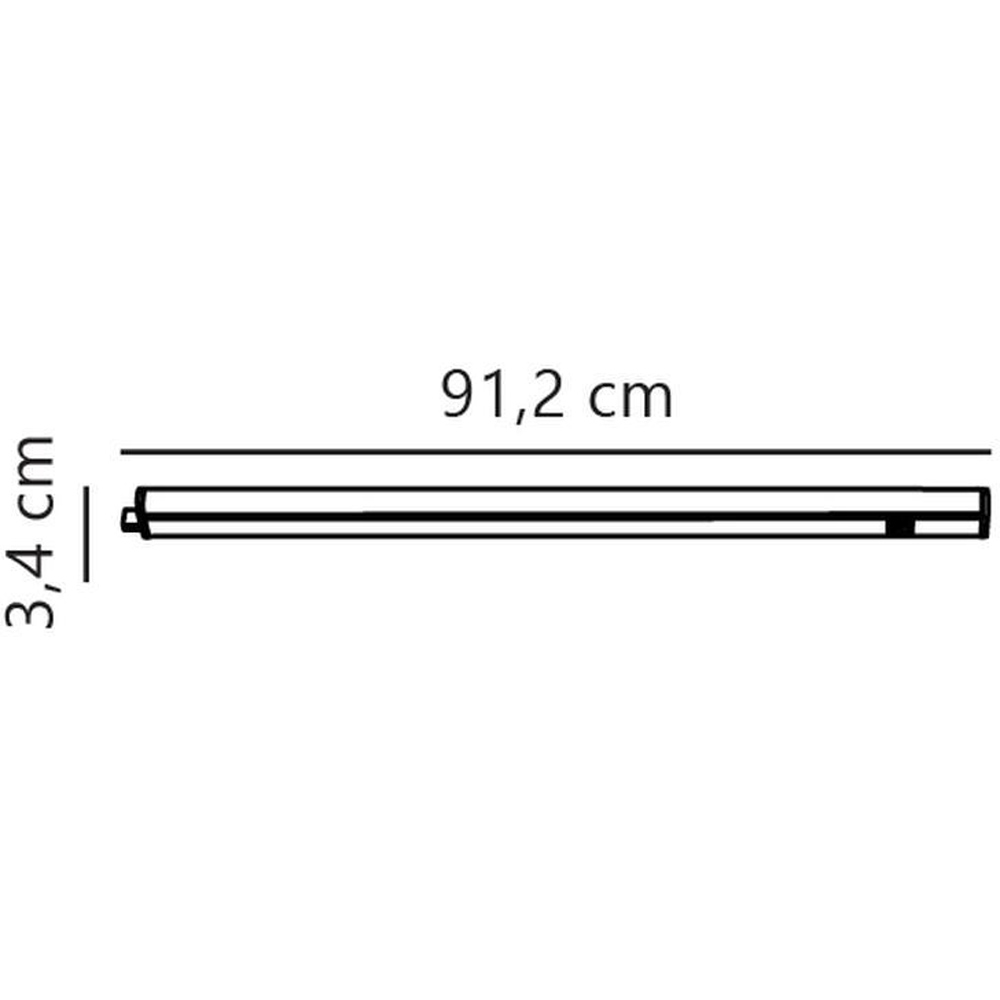 Nordlux Renton 90 1200 Lumens 2700K White LED Batten Fitting Light Image 4
