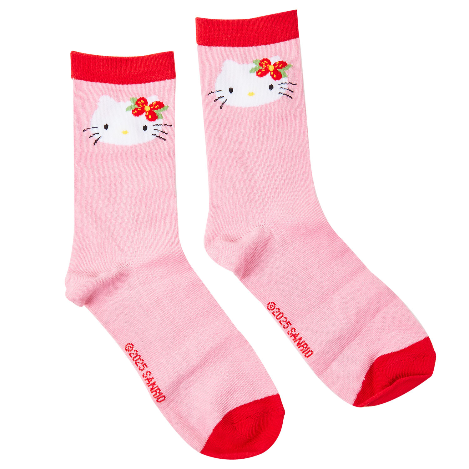Strawberry Hello Kitty Mug and Sock Set Blue and Pink Image 5