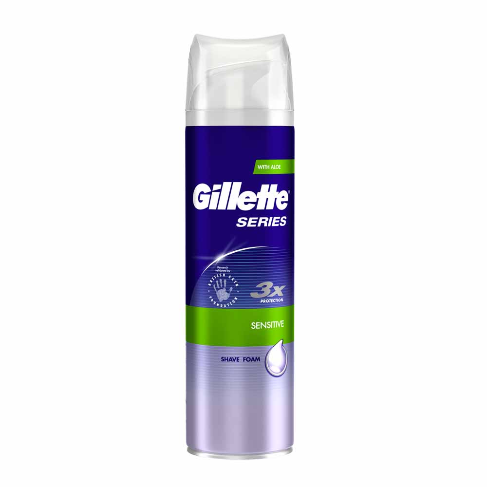 Gillette Shave Foam Sensitive 250ml Image 2