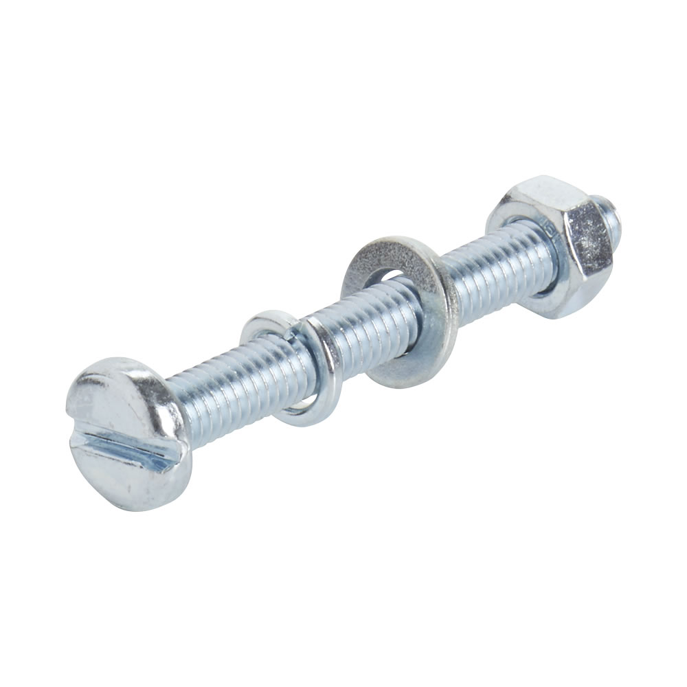 Wilko M6 50mm Machine Screw Set 5 Pack Image 1