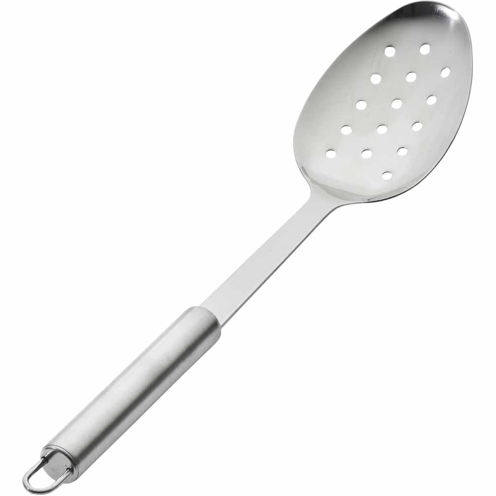 Wilko Stainless Steel Slotted Spoon Wilko