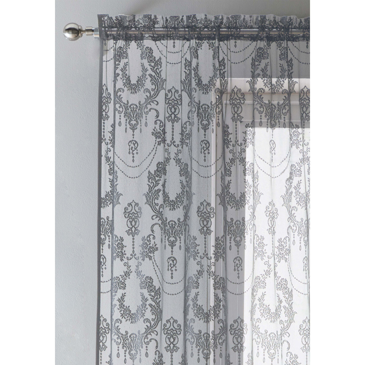 Istanbul Lace Panel - Grey Image 3