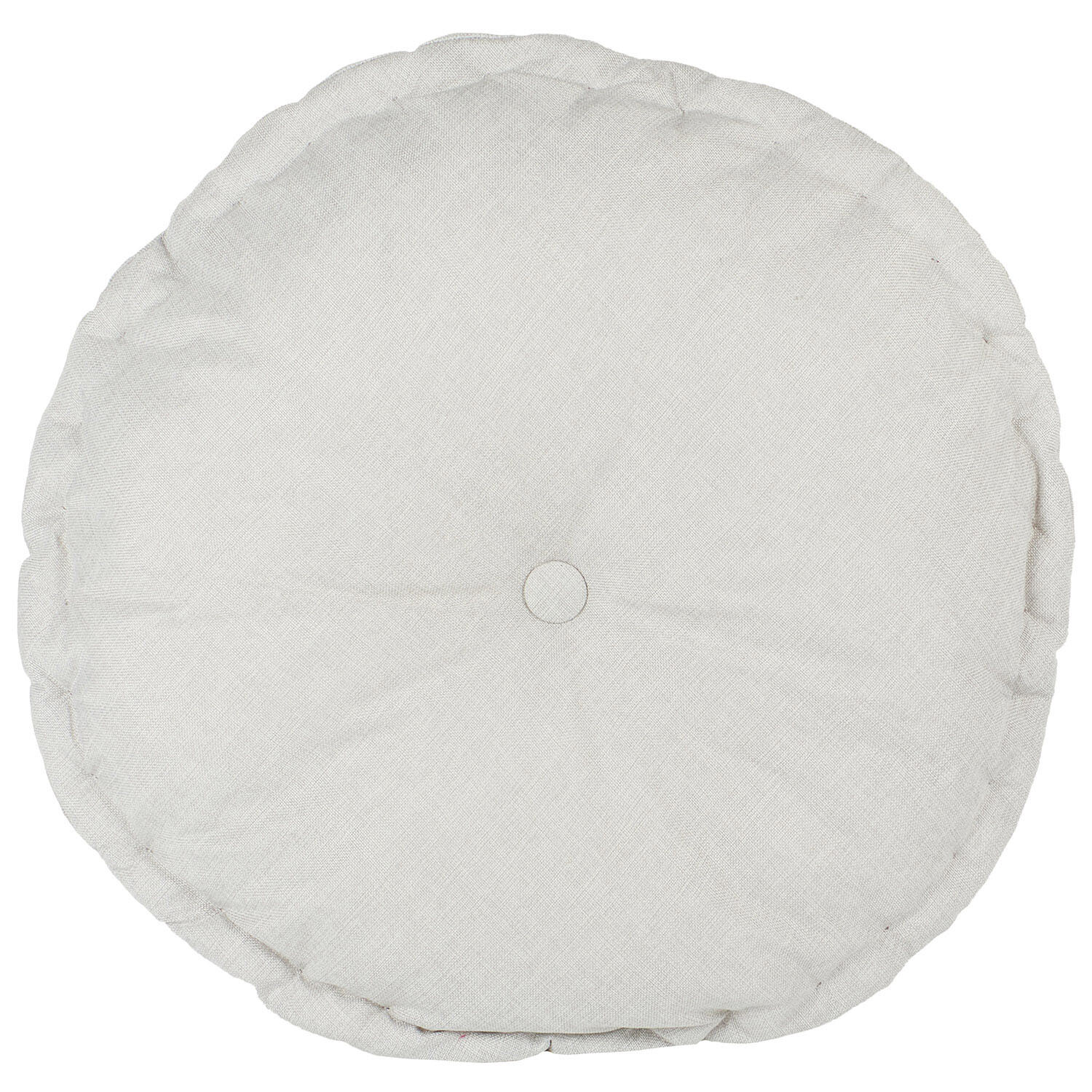 Outdoor Round Floor Cushion - Grey Image 1