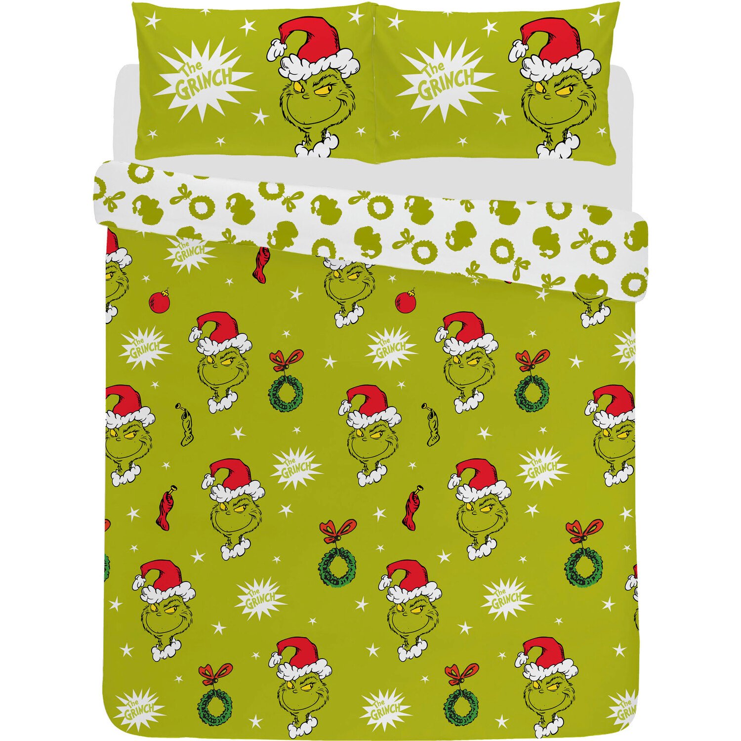 The Grinch Festive Duvet Set - Double Image 2