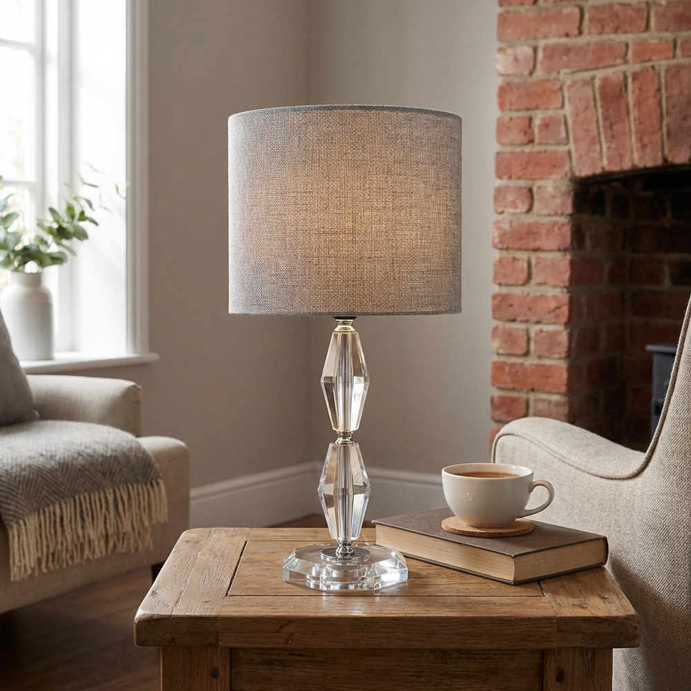 Aria Table Lamp Grey Image 4