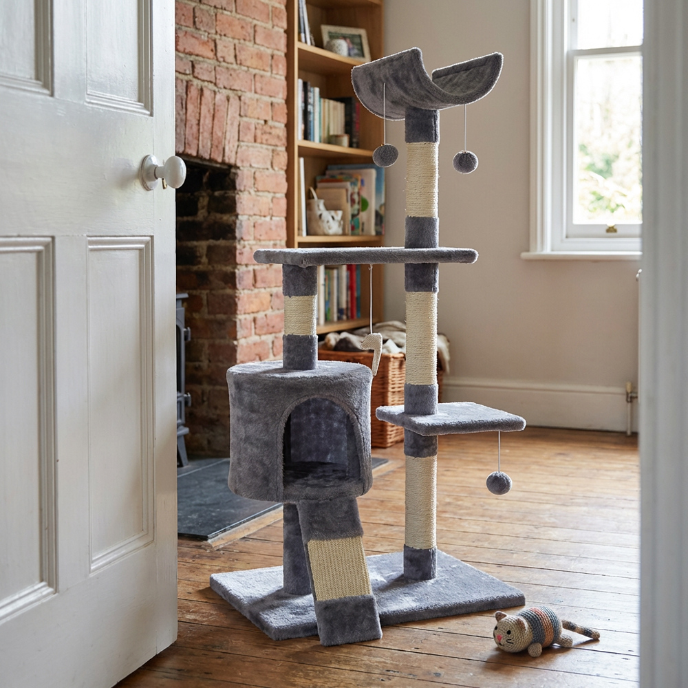Hallworthy Cat Scratch Post - Grey Image 3