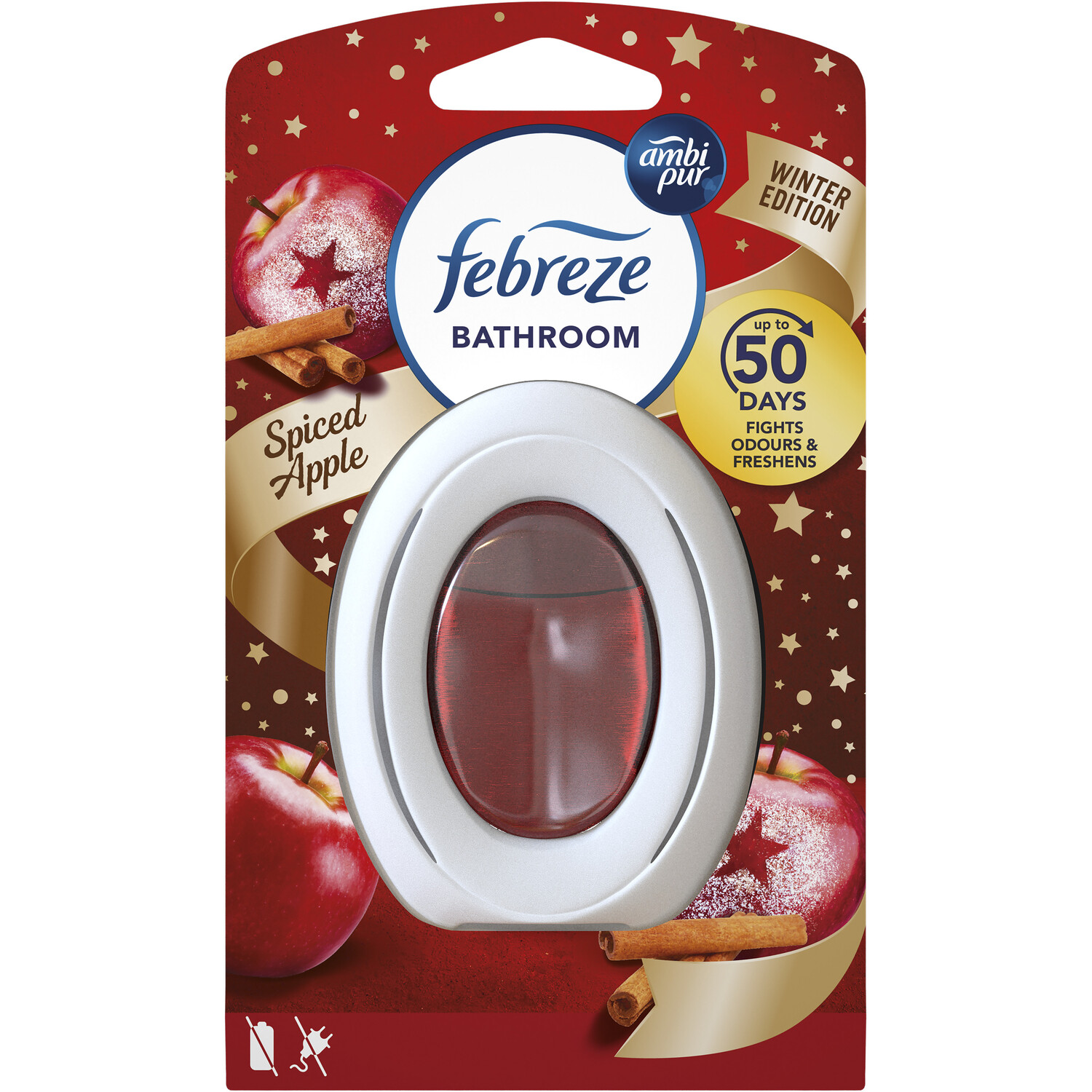 Febreze Bathroom Air Freshener Spiced Apple 1 Image 1