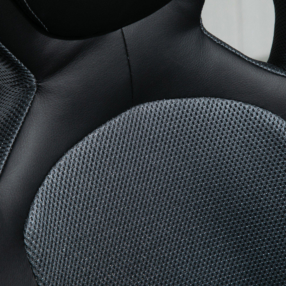 Portland Black Faux Leather Swivel Computer Desk Office Chair Image 3