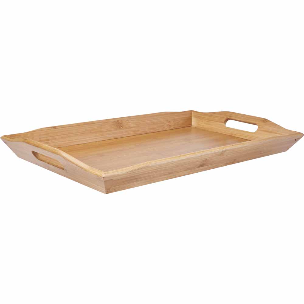 Wilko Bamboo Tray Wilko
