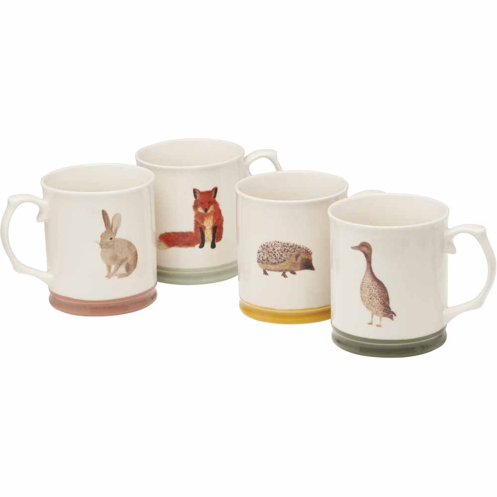 Wilko Watercolour Rabbit Mug Image 5