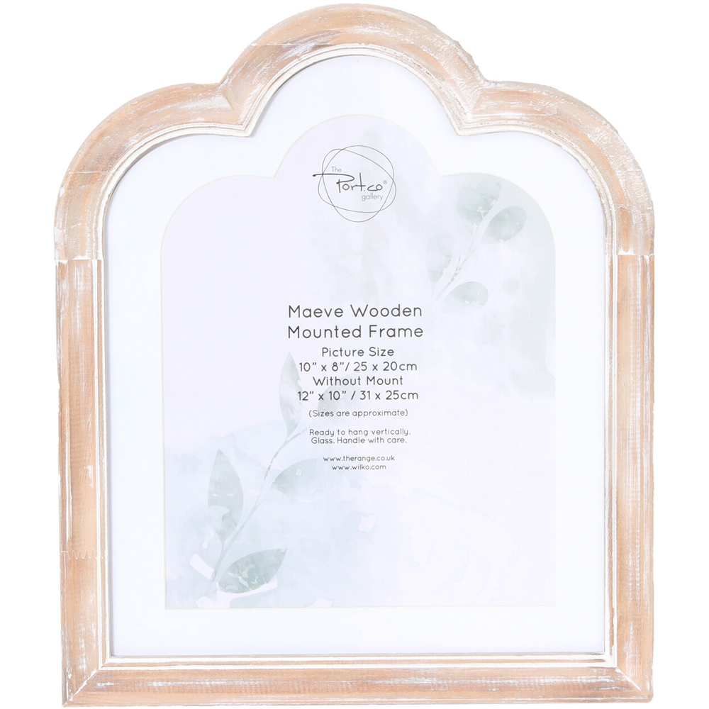 Maeve Wooden Mounted Frame Natural 10 x 8inch Image 1