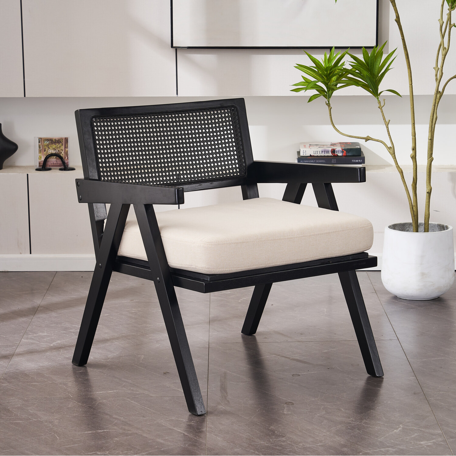 Oslo Black Accent Chair Image 2