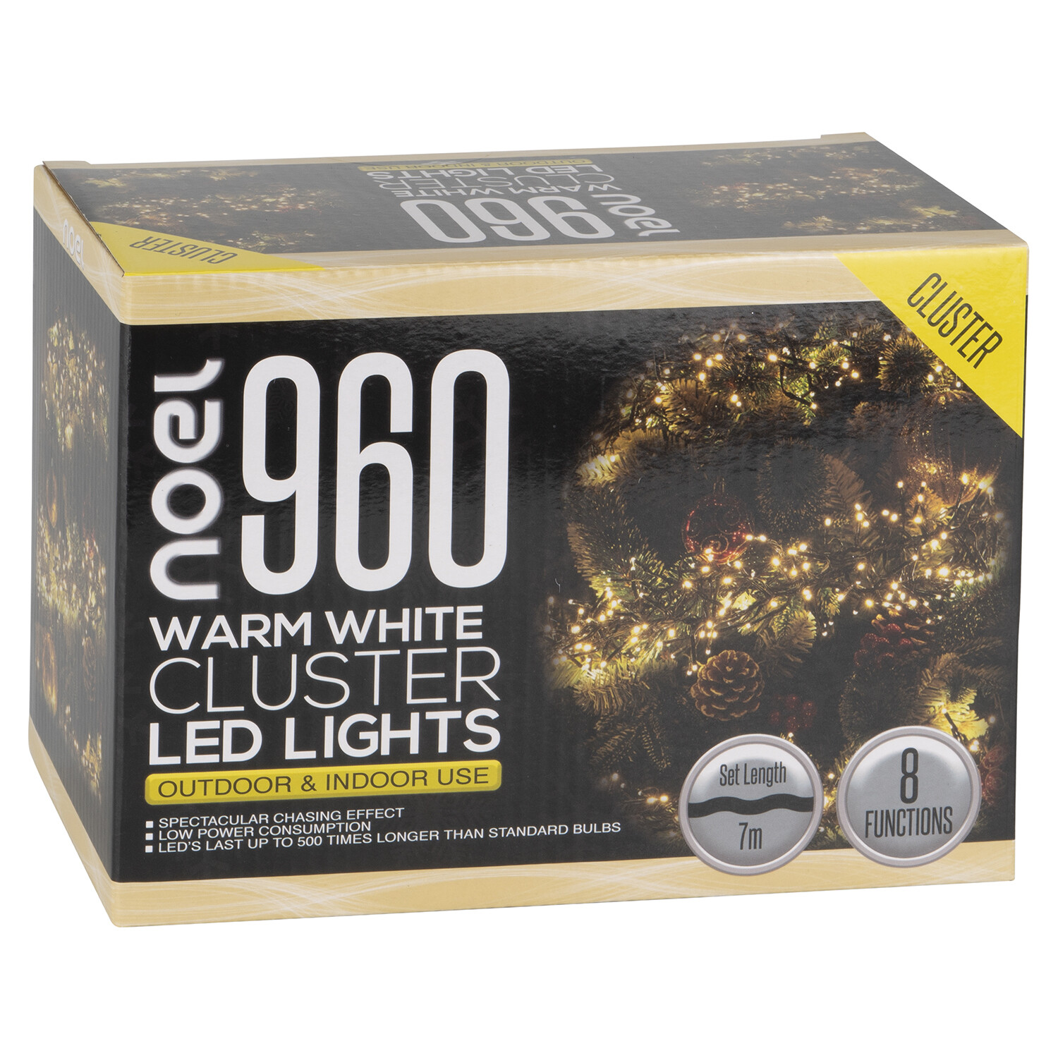 noel Cluster LED Lights - Warm White / 960 Image 2