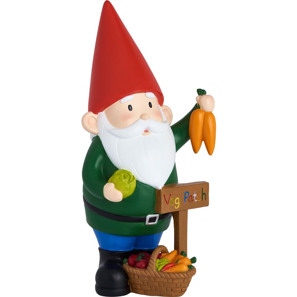 Single Wilko Medium Garden Gnome in Assorted styles Image 4
