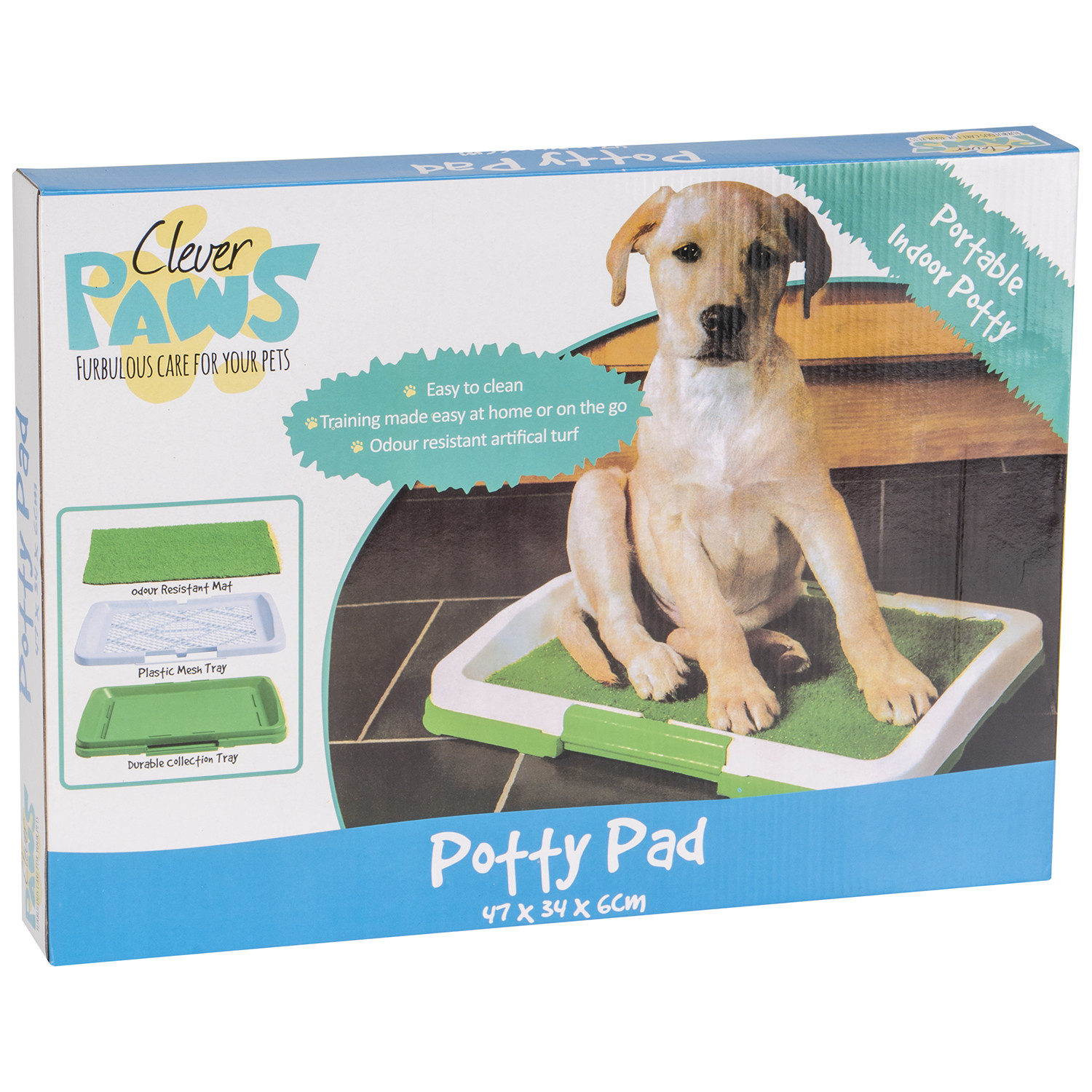 Clever Paws Potty Pad 47 x 34cm Image 1