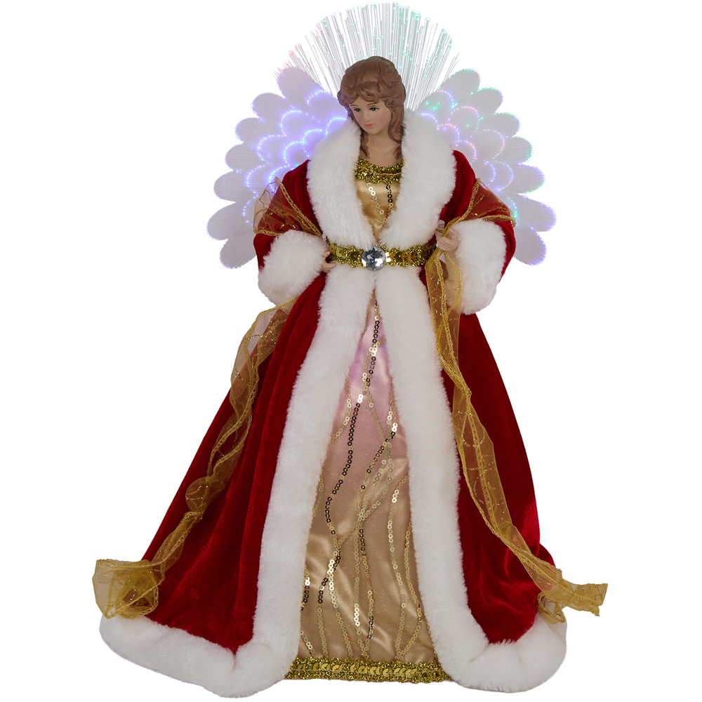 Christmas Angel with Fibre Optic Wings Decoration Image 1