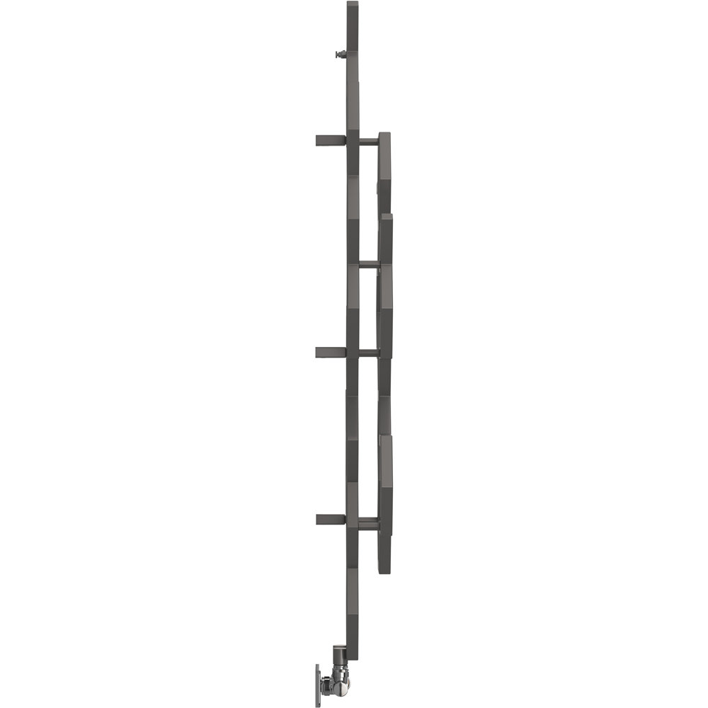 Terma Hex 1180 BTU Sparkling Grey Radiator 1220 x 486mm Image 4