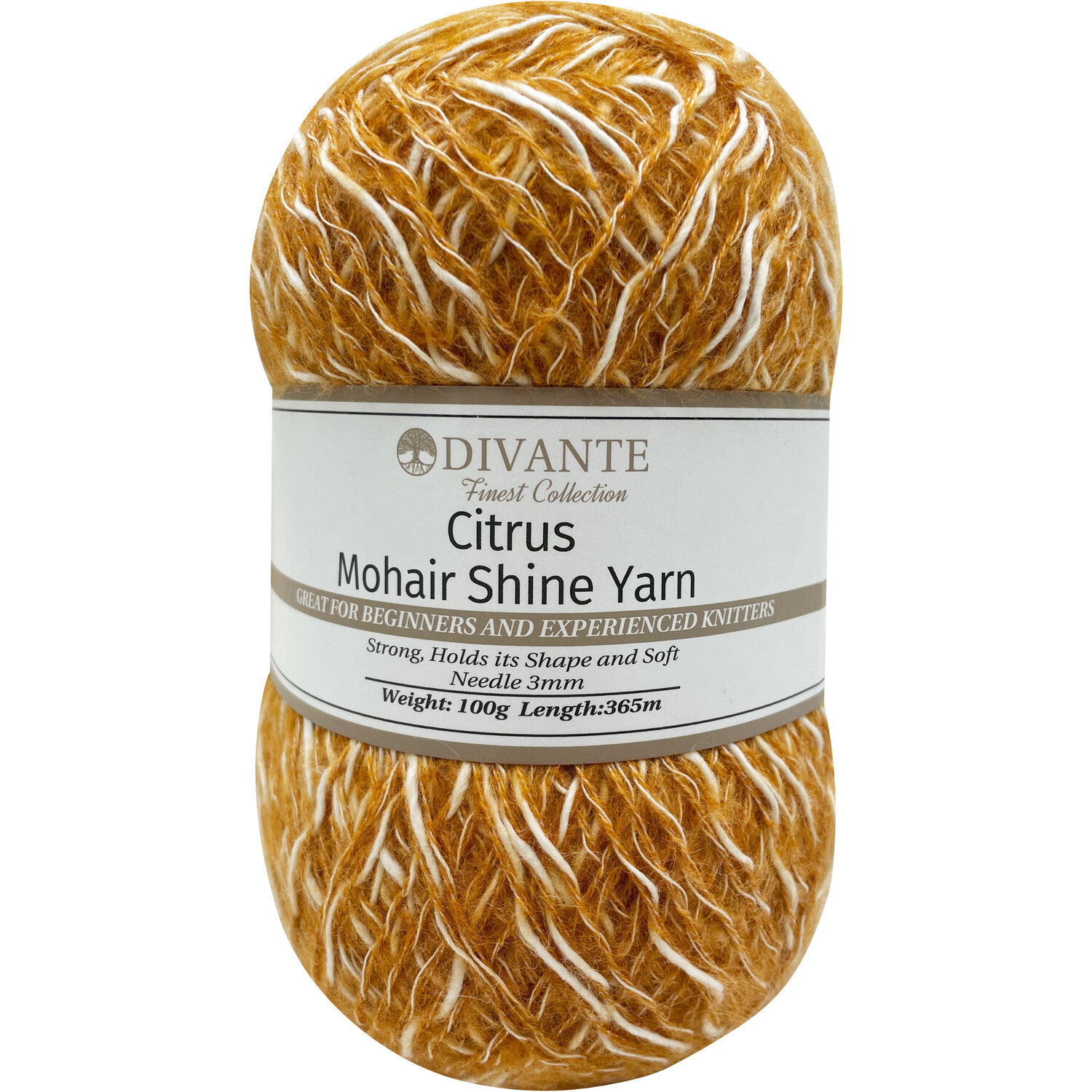 Mohair Shine Yarn Citrus Image 1