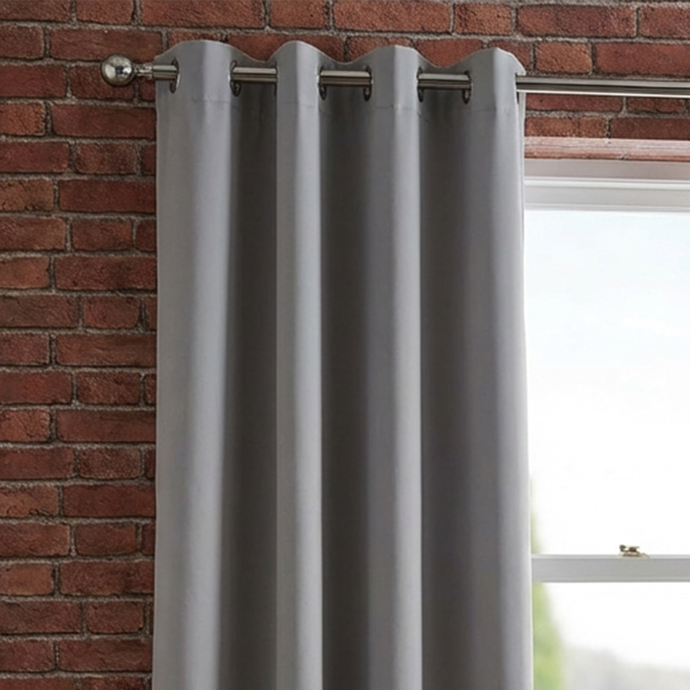 My Home Blackout Eyelet Curtain 168 x 132cm Image 6