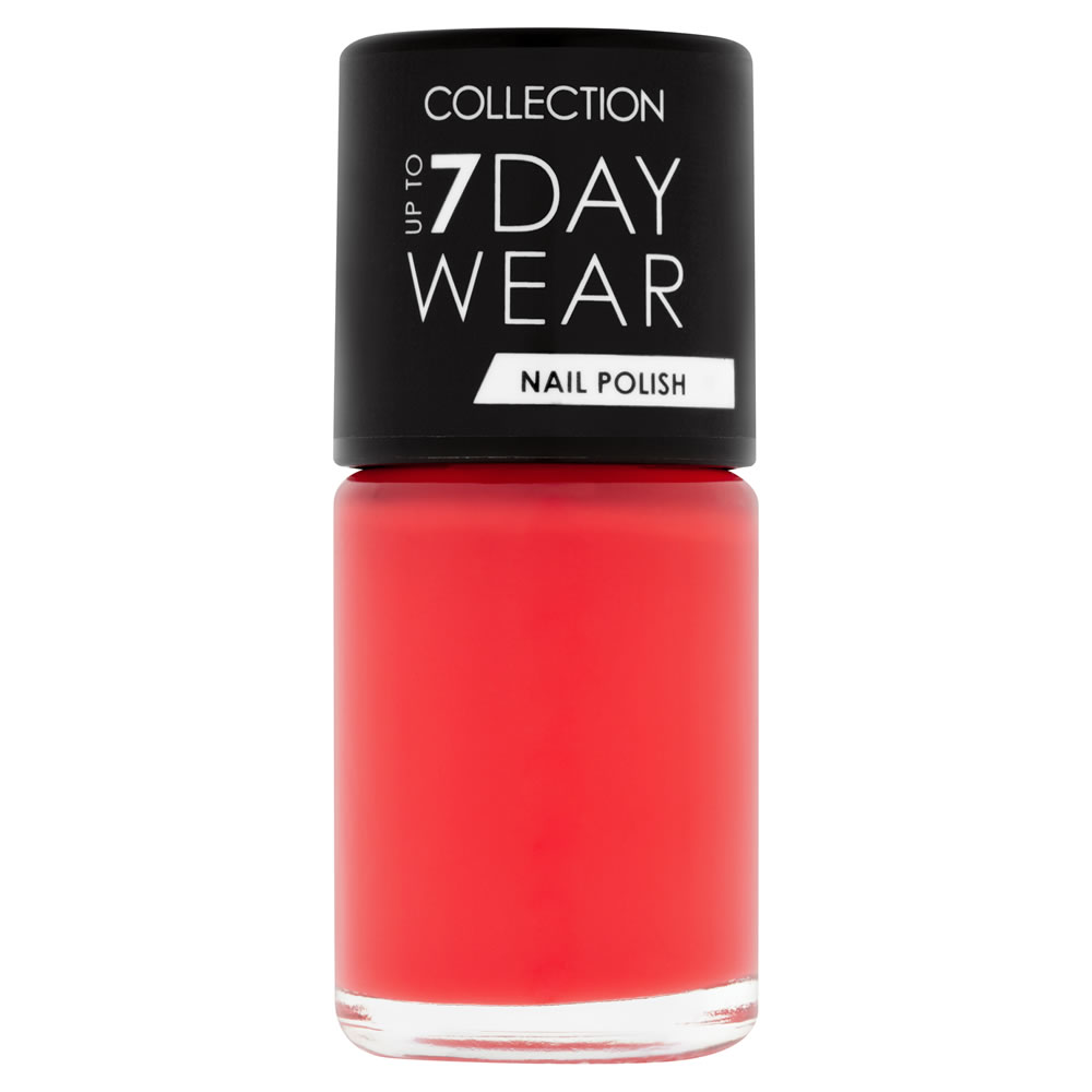 Collection Up to 7 Day Wear Nail Polish True Coral  8 8ml Image 1