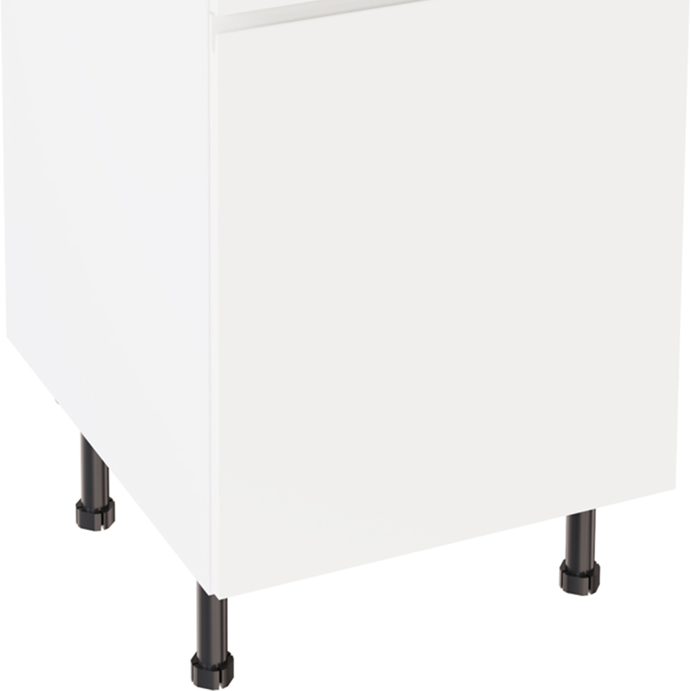 Kitchen Kit J-Pull Gloss White Drawerline Base Cabinet 500mm Image 3