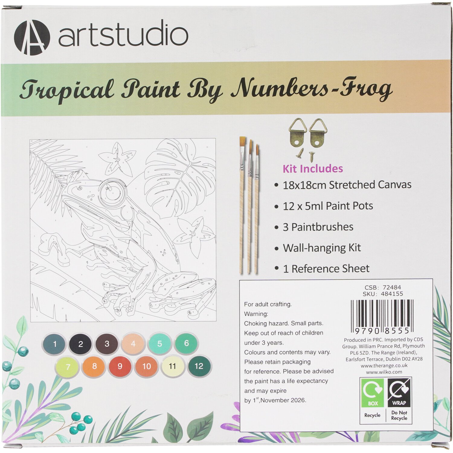 Paint By Numbers Tropical Kit Image 6